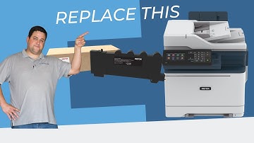 How to replace the Waste toner bottle on your Xerox machine: Xerox® C315 Color Multifunction Printer