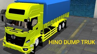 HINO DUMB TRUCK SANGAT TANGGUH || BUS SIMULATOR INDONESIA || BAWA BERAS