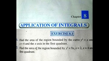 12 th (NCERT) Mathematics-APPLICATION OF INTEGRALS (CALCULUS) | EXERCISE-8.1 (Solution)|Pathshala