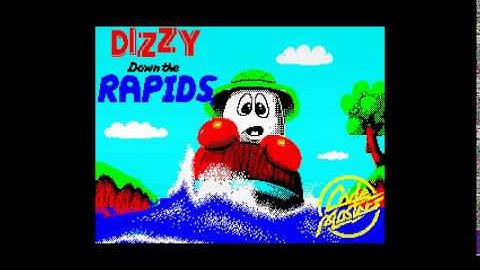 "Dizzy Down The Rapids" title music, ZX Spectrum 128k