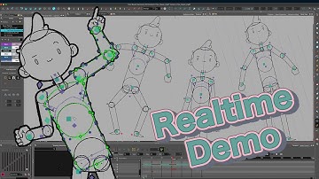 Realtime Demo - Two Point Constraints Rig [Toon Boom Harmony]