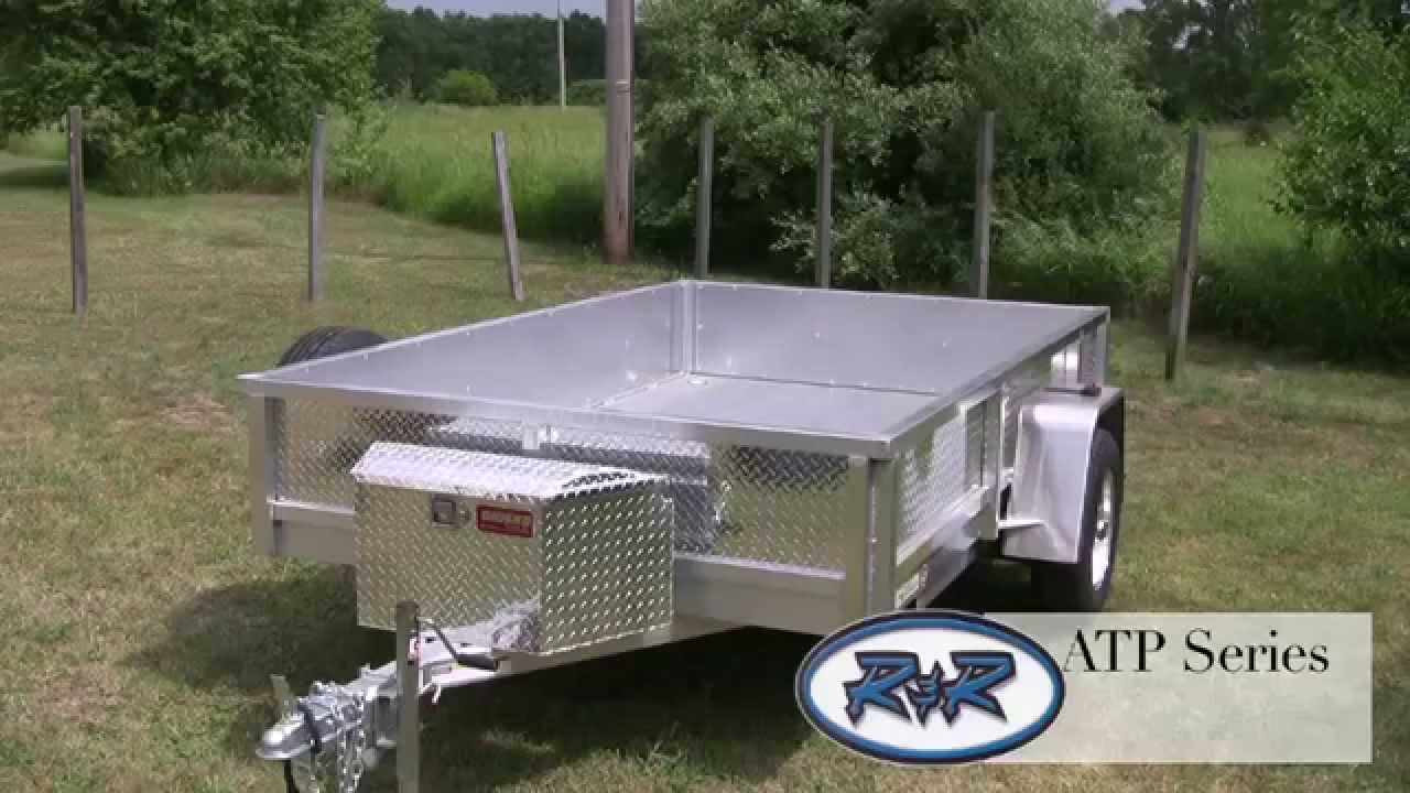 UTATP Series Utility Trailer - R&R Trailers - YouTube
