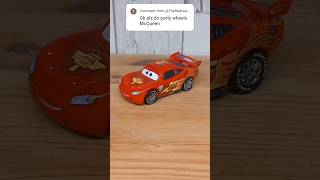 Disney Cars diecast Lightning McQueen With Party Wheels Exclusive 2-pack with Francesco #shorts