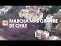 Un millón 200 mil personas en la "Marcha más grande de Chile"