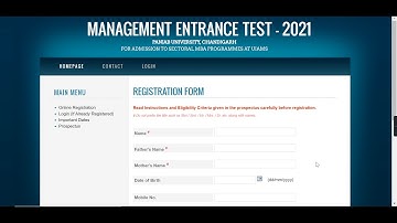 Punjab University MET 2021 Application Form (Started) -How to Fill Punjab University MET Application