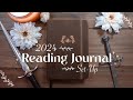 2024 reading journal set up  simple  easy spreads