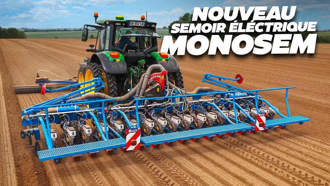 ⚠️ INÉDIT : 18 RANGS le NOUVEAU SEMOIR ÉLECTRIQUE MONOSEM au SEMIS D'ENDIVES 2025 !
