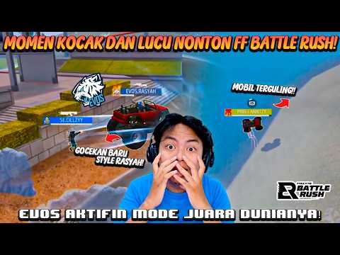 MOMEN KOCAK, LUCU DAN BIKIN MERINDING EVOS DI TURNAMEN FF BATTLE RUSH KEMARIN! 😭 HAMPIR JUARA JIR!!