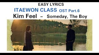 Video thumbnail of "Kim Feel – Someday, The Boy (Itaewon Class OST Part 6) Easy Lyrics"