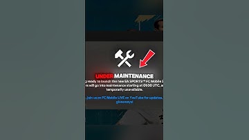 EA SERVER GAME UNDER MAINTENANCE NEW UPDATES 2025 IN FC MOBILE 25 26 #shorts #fcmobile #utc #updates