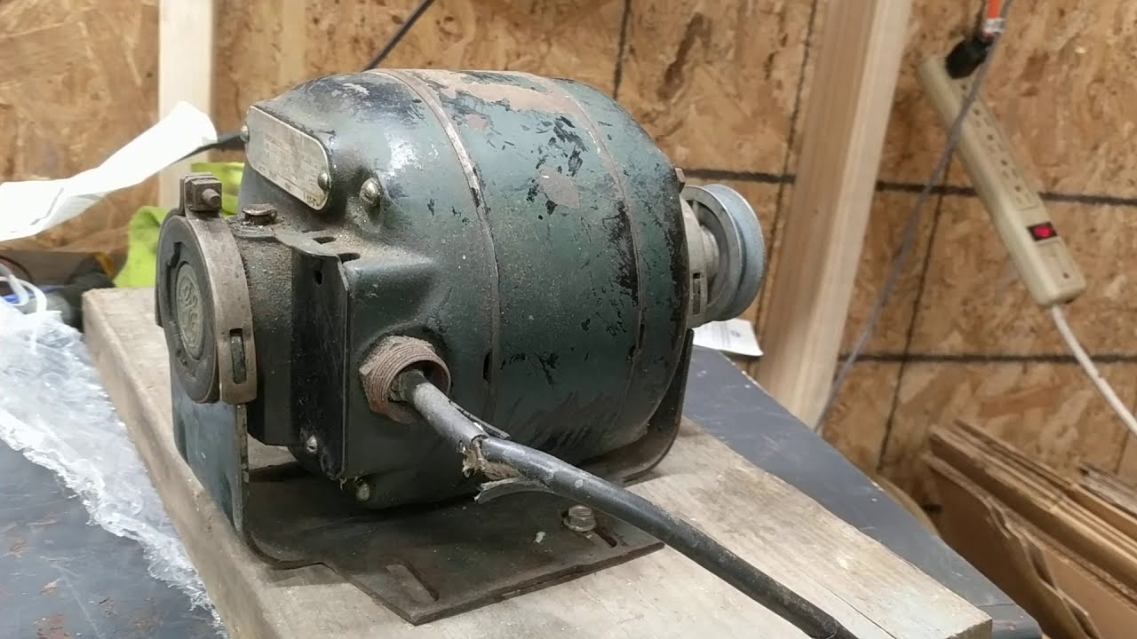 1940s Antique GE General Electric Motor Test Run & Discussion YouTube