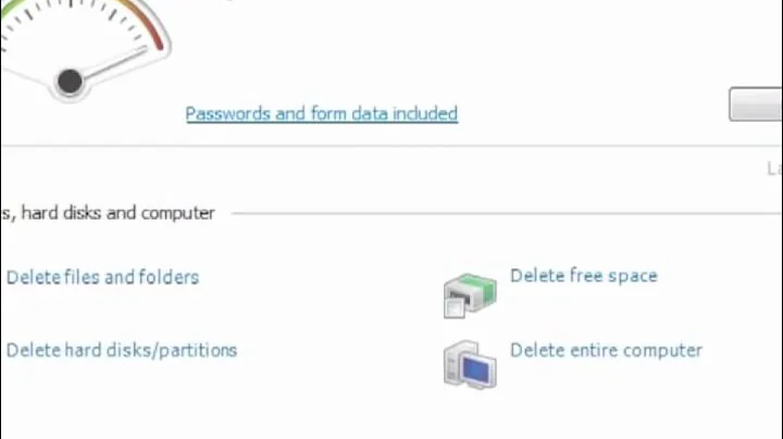 O&O SafeErase 5 - 1-Click-Cleaning