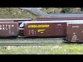 N scale WP Western Pacific Railroad custom detailed DCC GP20 atlas caboose model freight train 1:160