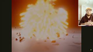 Reaction to Bob Ross makes a tiny mistake and then loses it