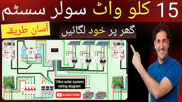 15kw on grid solar system wiring diagram |  net metering connection diagram