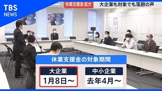 変異ウイルスのクラスター 休業支援金の対象拡大も【news23】