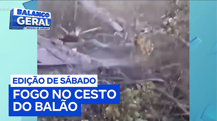 Piloto mandou passageiros pularem de balão que caiu em Praia Grande (SC)