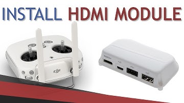 How to install HDMI Output Module | DJI Phantom 3 + 4
