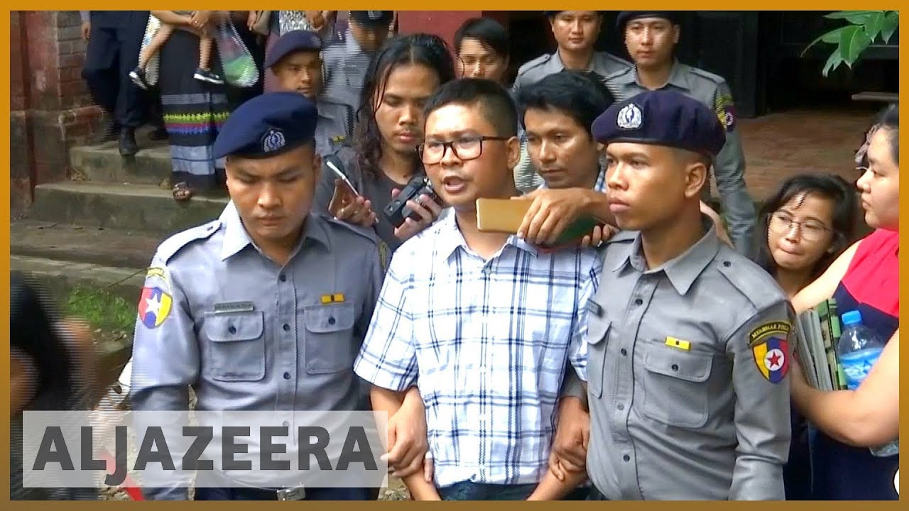 🇲🇲 صحفي يُحاكم بتهمة تغطية وفيات الروهينغيا يدلي بشهادته | الجزيرة الإنجليزية