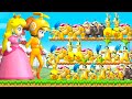 Can Giga Peach &amp; Daisy defeat 999x Koopalings in New Super Mario Bros. Wii?