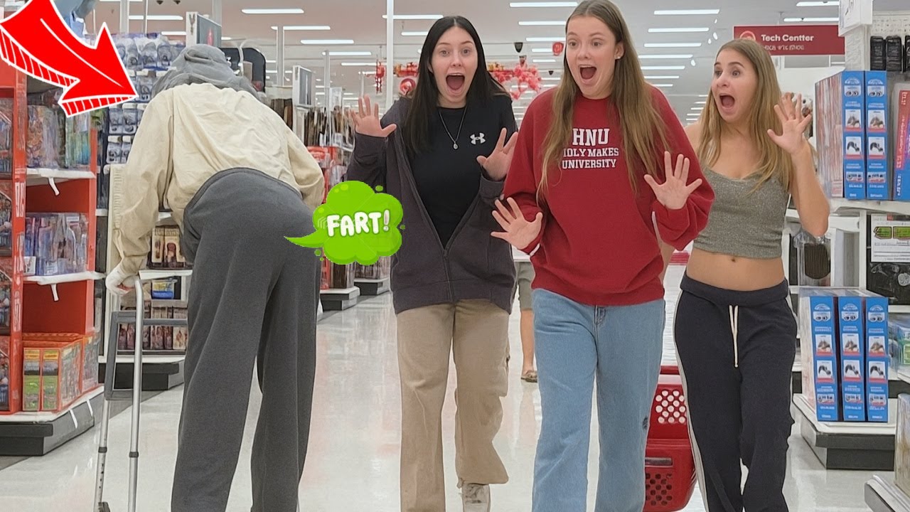 Fat Old Man Farts On Women At Target Youtube 