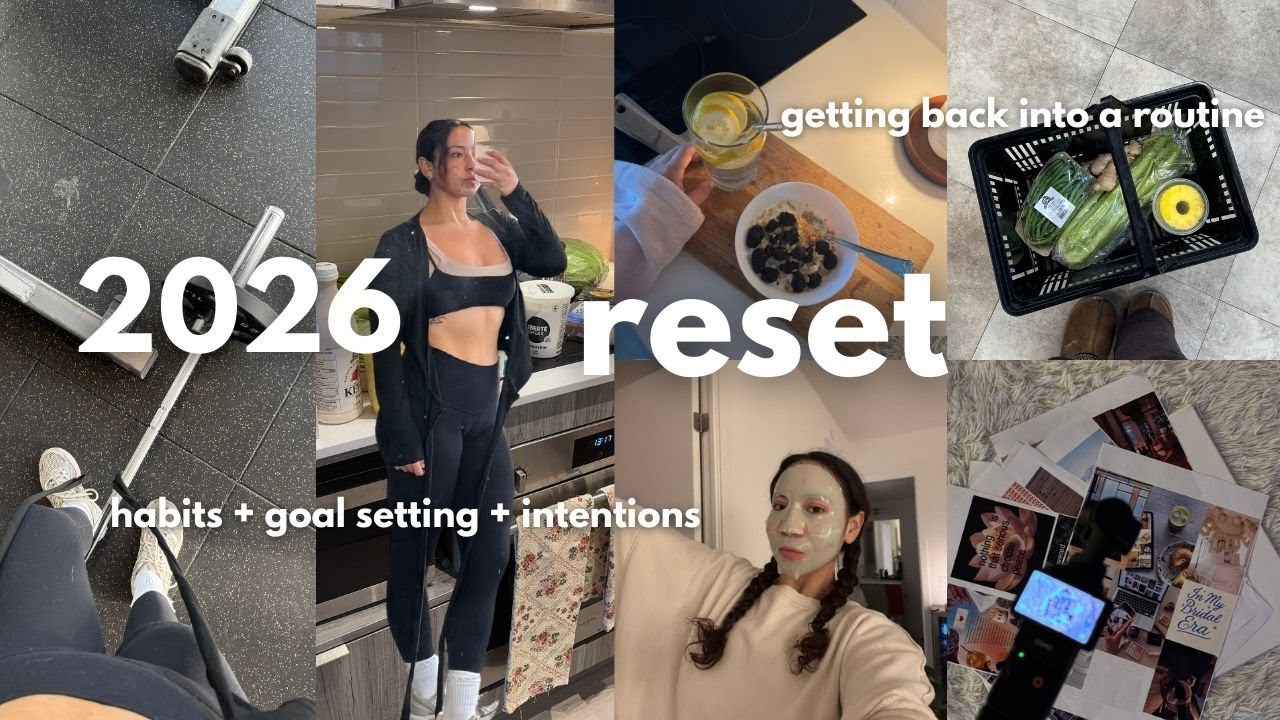 ✨ ULTIMATE 2026 RESET | how to rebrand yourself, reset habits & create a vision board