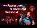 Diablo 4 - The Fastest Way To Make Gold In Season 4