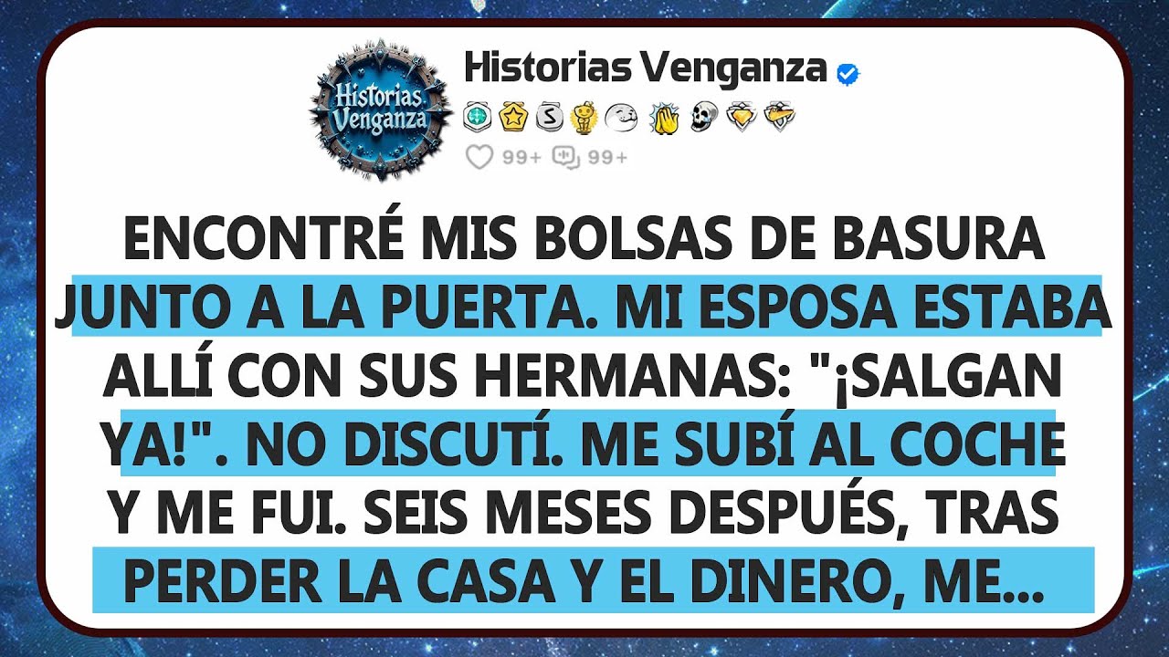 Mi Esposa Tiró Mis Cosas En Bolsas De Basura Y Dijo ¡Sal!, 6 Meses Después Envió 60 Mensajes...