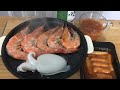 EP16 | ย่างกุ้ง หมึก ร้อนๆกินกับโซจู มันดีมาก | grilled shrimp and squid