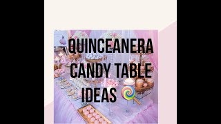 Quinceanera ROSE GOLD CANDY TABLE DECOR IDEAS 🍭 🍬 screenshot 4