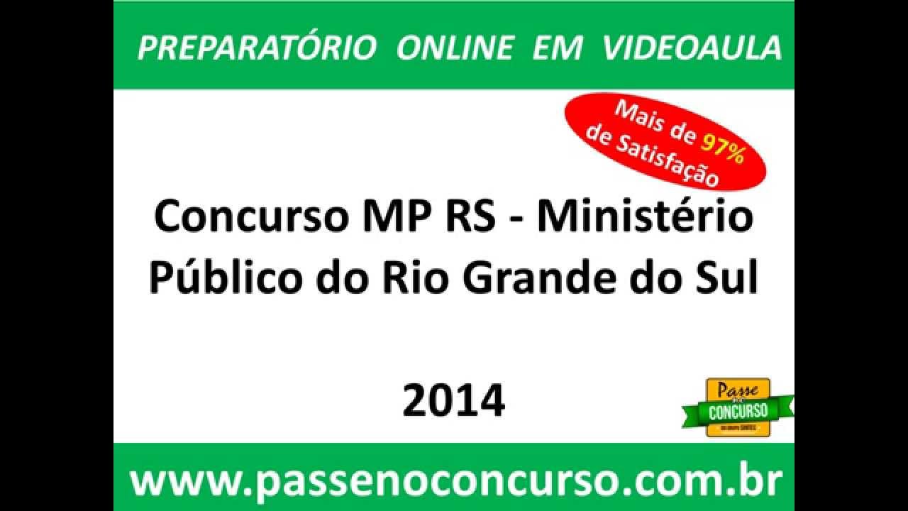 Concurso MP RS Ministério Público do