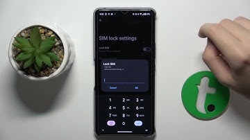 ROG Phone 8 - How to Lock SIM Card with SIM PIN - Safety of Your SIM Card