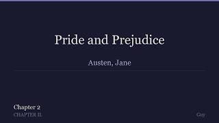Pride and Prejudice — Chapter 2 - CHAPTER II. — Guy