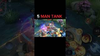 5 MAN TANK IN MCL = ??? #activenow #shorts #mlbb