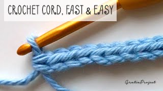 : Crochet Cord Tutorial | Simple, Fast, Easy