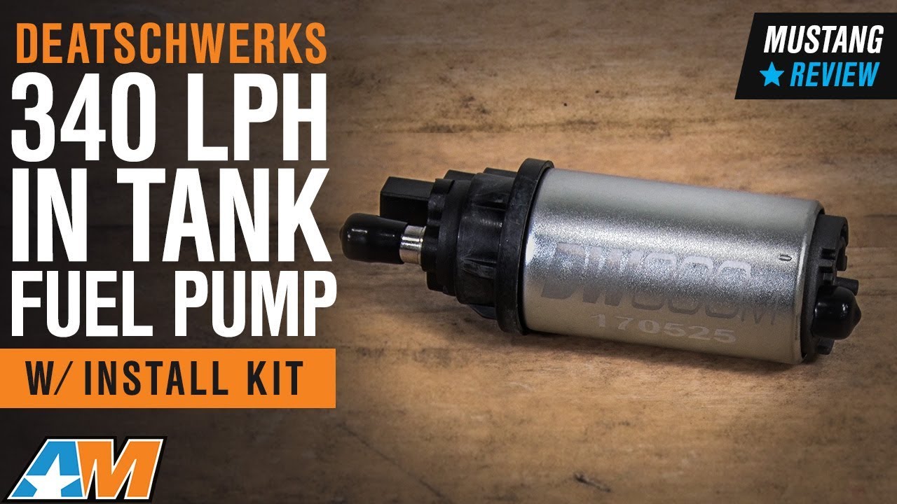 DeatschWerks Mustang DW300M In-Tank Fuel Pump with Install Kit