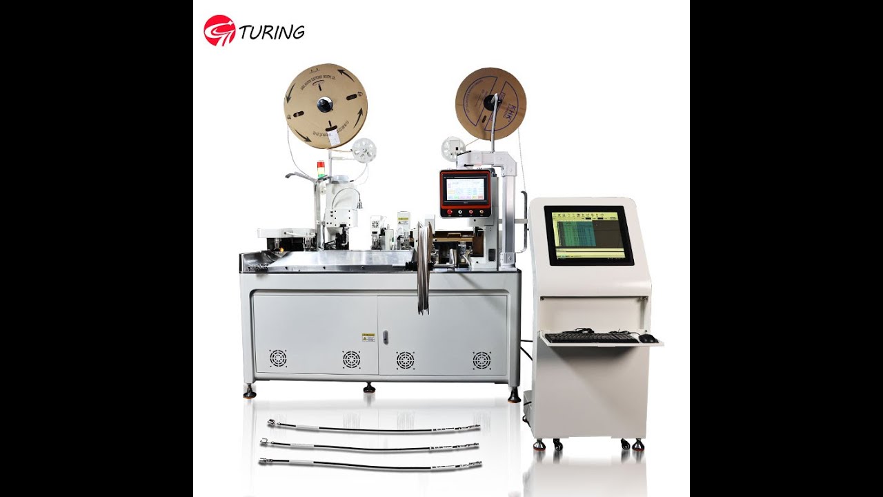 TR-DM02 Automatic double-head double-piercing number tube punching terminal machine