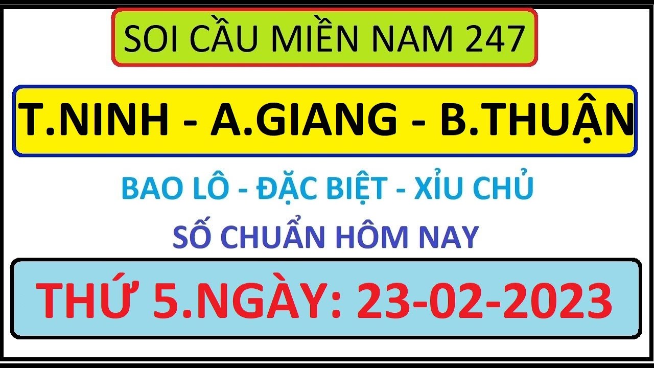 sòng bạc sunrise nha trang SOI CẦU MIỀN NAM 247 | SOI CẦU MN 23/02/2023 | SCMN | DỰ ĐOÁN XSMN | SOI CẦU XSMN | SOI CẦU CHUẨN MN