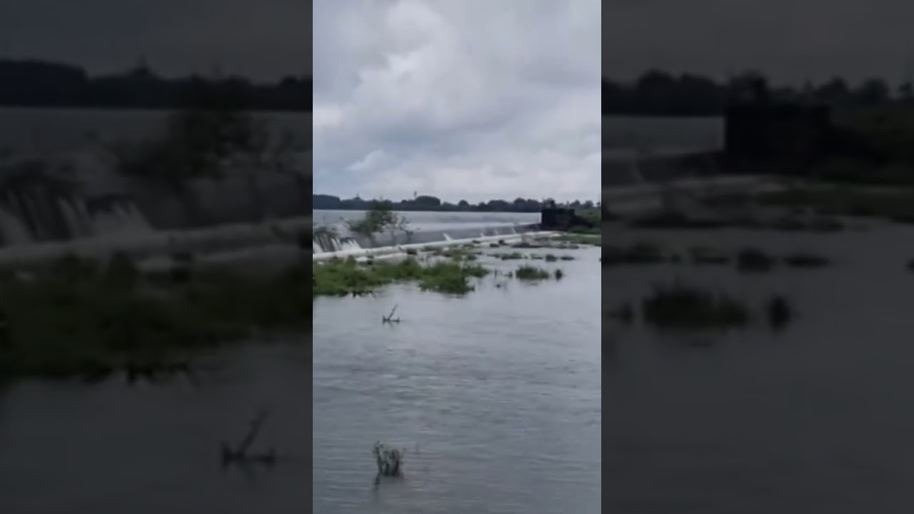 Lake has gone overflow due to heavy rain in Aurangabad 