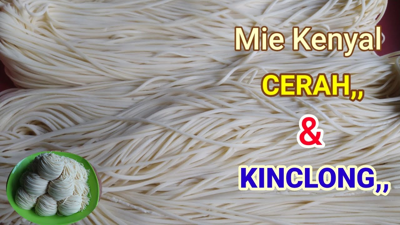 Bocoran Resep Mie Super kenyal tanpa telor dan tidak gelap warnanya
