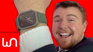 Green Alpine Loop Apple Watch Ultra Band Unboxing!