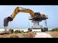 Extreme Dangerous Excavator Heavy Equipment Operator Skill ...