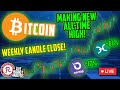 BITCOIN LIVE : BTC WEEKLY CANDLE CLOSE. ALL TIME HIGH!