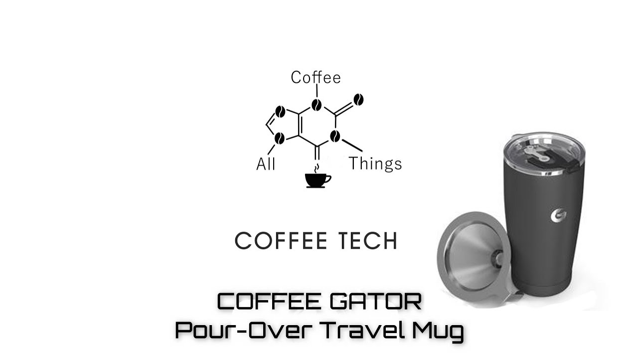 Coffee Gator Pour-Over Travel Mug 