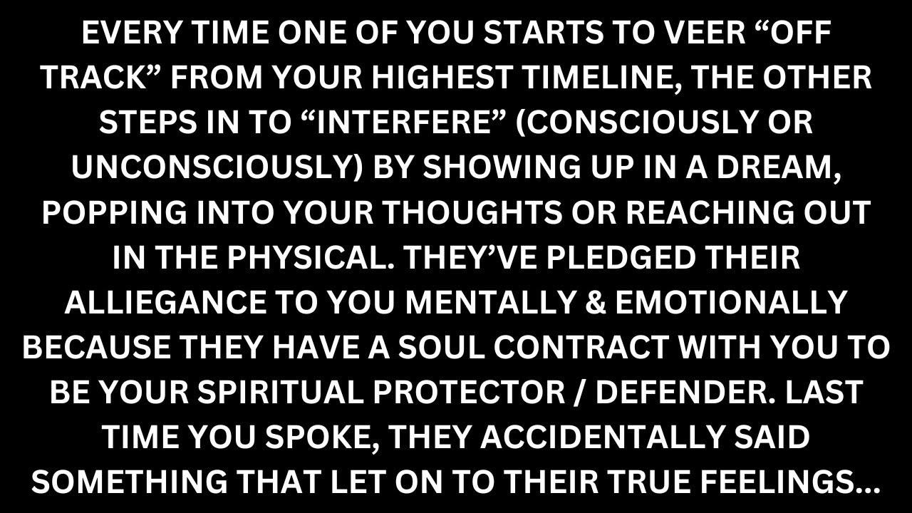 You feel them interfering with your energy any time you try locking in another connection. [Reading]
