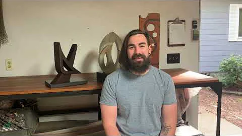 Pacific Northwest Sculptor, David Gaut In Studio.