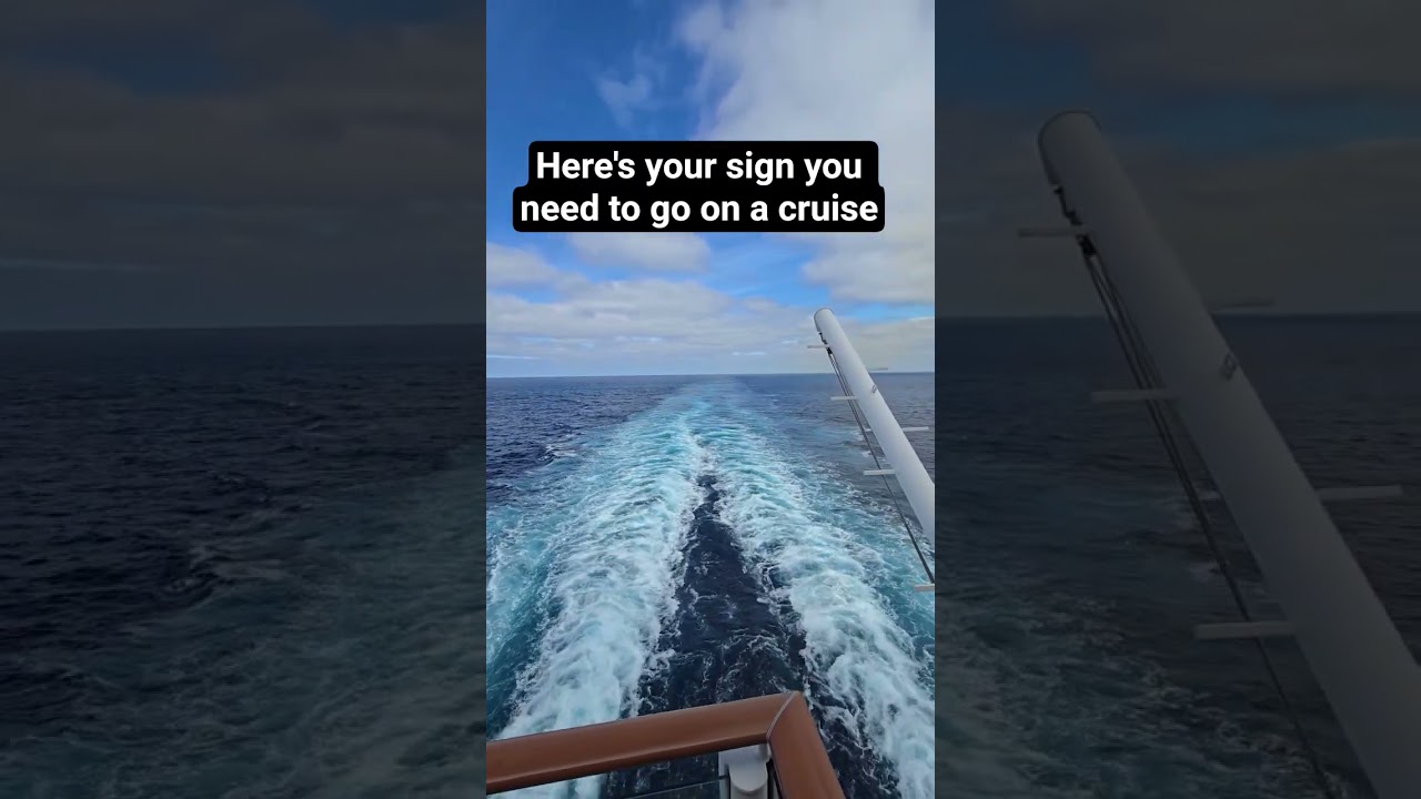 Here's your sign you need to go on a cruise. #cruisetravel #cruisevacation #travelguide