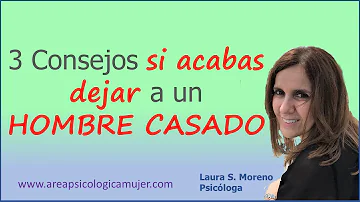 ¿Cómo dejar ir a un hombre casado que amas?