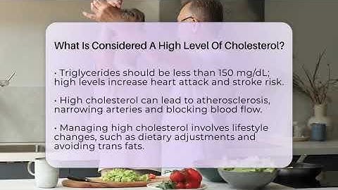 What Is Considered A High Level Of Cholesterol? - Cardiology Community