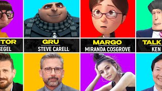 Despicable Me Characters And The Actors Who Voice Them